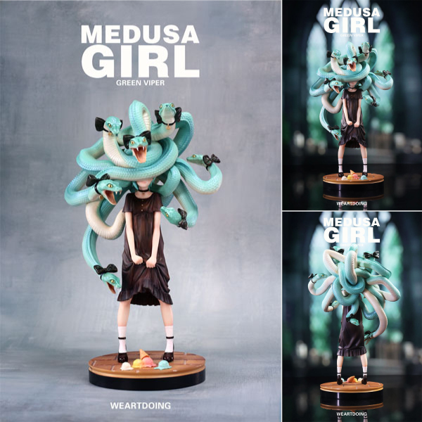 メデューサガール グリーンバイパー Illustrated by よしおか