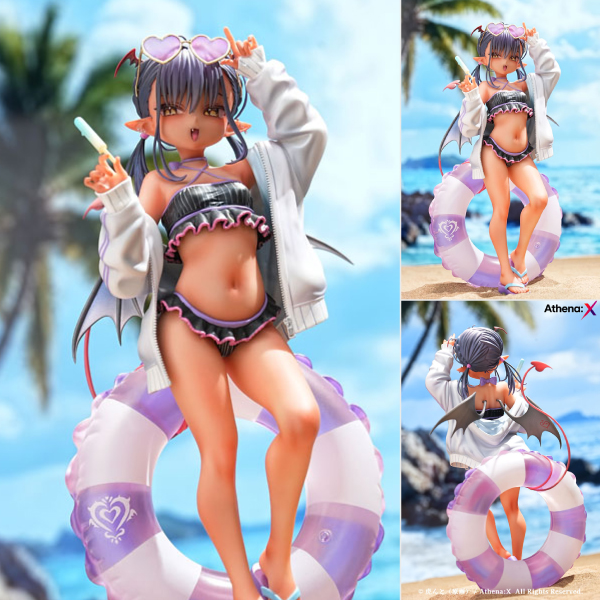 褐色サキュバスちゃん 1/6スケールフィギュア 虎んと氏デザイン メインビジュアル